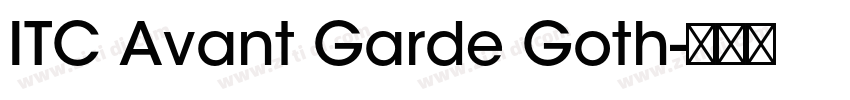 ITC Avant Garde Goth字体转换